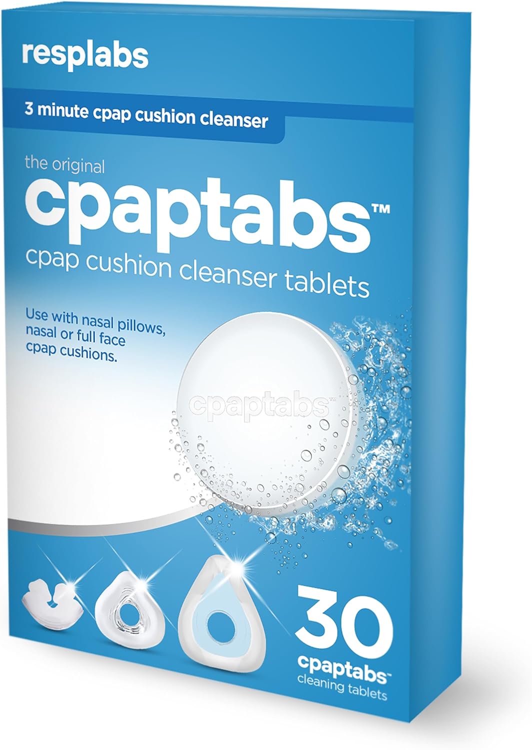 resplabs CPAP Mask Cushion Cleaner Tablets, cpaptabs - resplabs