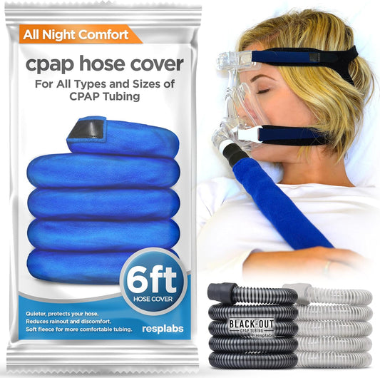 resplabs® CPAP Hose Cover 6 ft Soft Comfort Sleeve for All CPAP Tubing