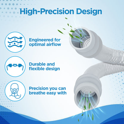 resplabs® CPAP Hose - Standard 6 Foot Universal CPAP Tubing Replacement