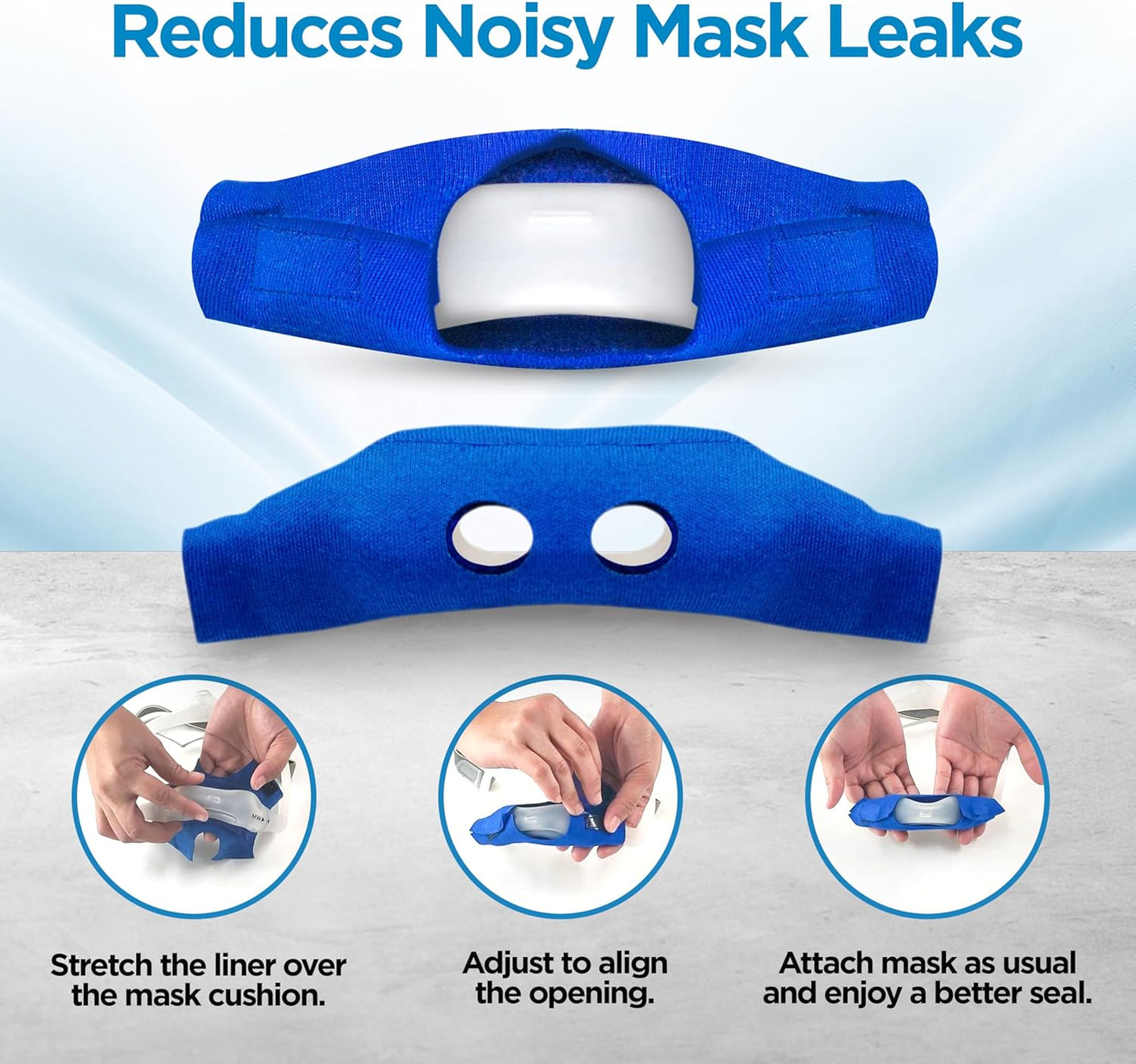 resplabs® CPAP Mask Liners - Compatible with Nasal Pillow CPAP Masks