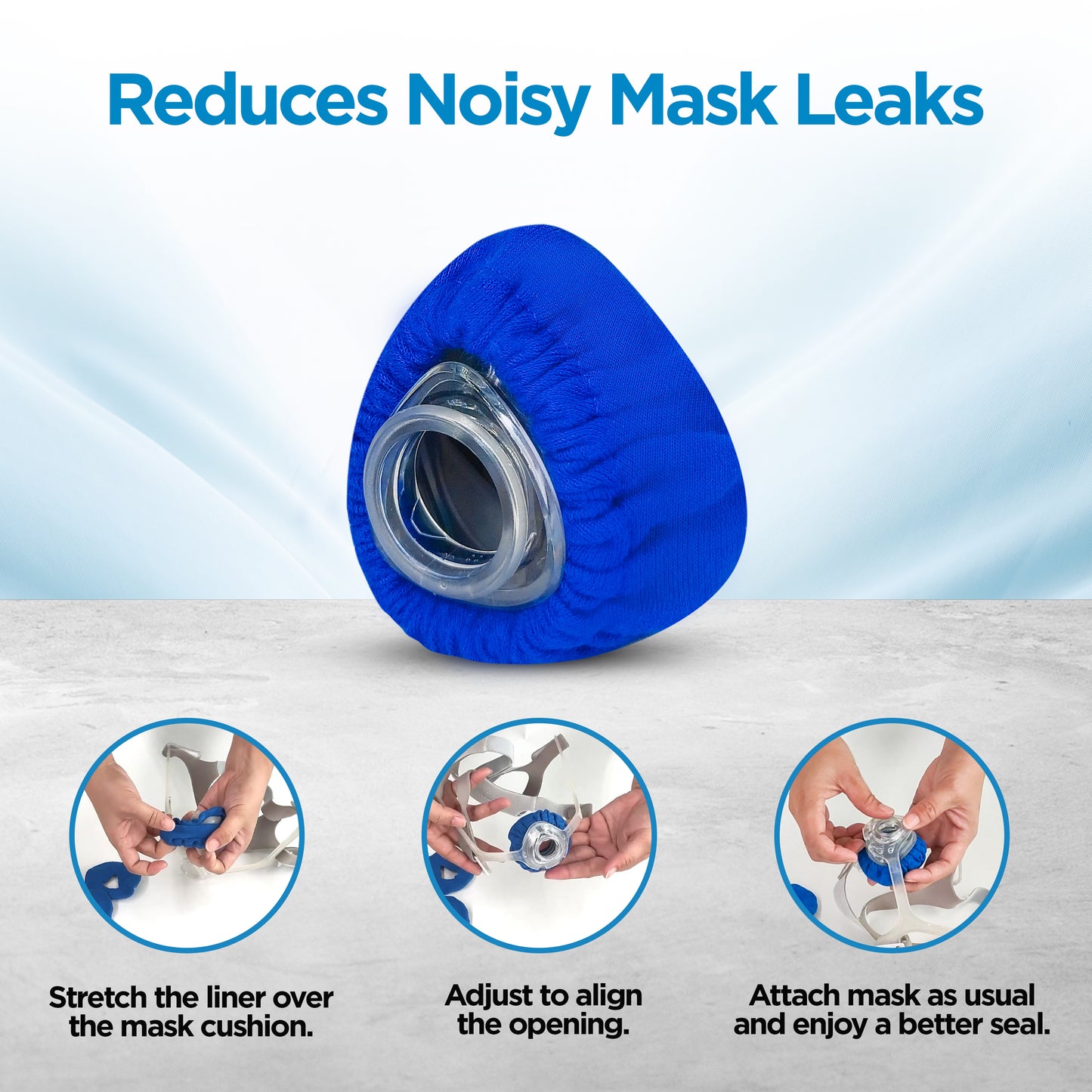 resplabs CPAP Mask Liners Compatible with AirFit N20 Nasal CPAP Mask Reusable Soft Liners for Comfort