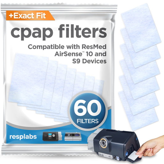 resplabs® CPAP Filters Compatible with the ResMed AirSense, AirCurve 10, S9 CPAP and BiPAP Machines