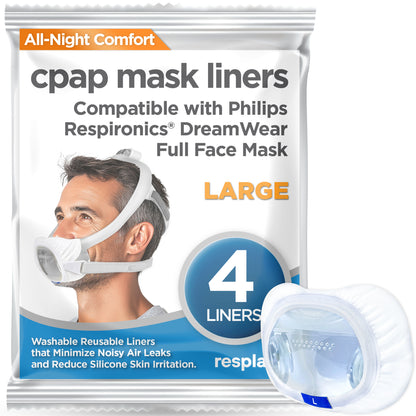 resplabs® CPAP Mask Liners Compatible with DreamWear Full Face CPAP Mask