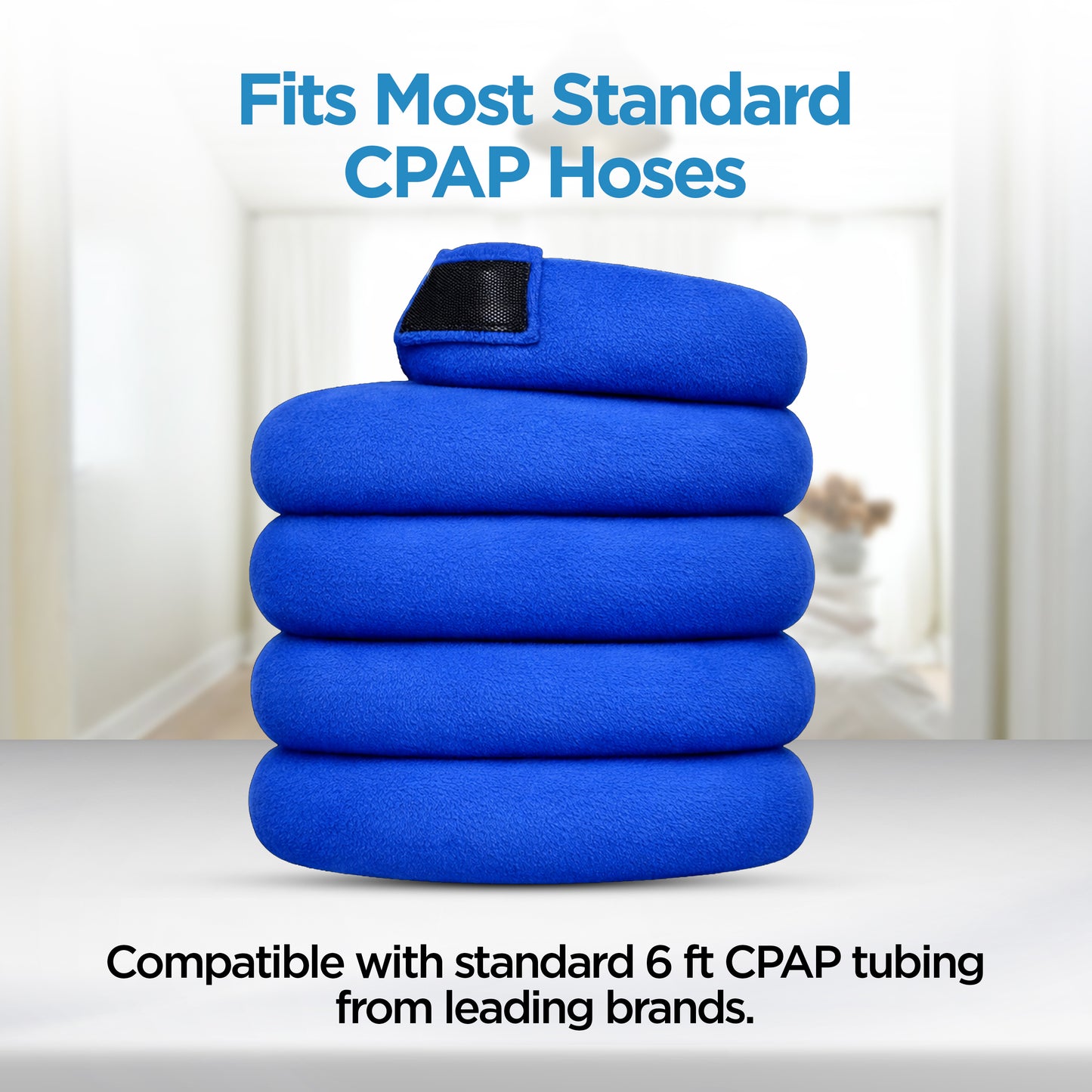 resplabs® CPAP Hose Cover 6 ft Soft Comfort Sleeve for All CPAP Tubing