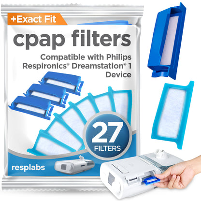 resplabs® CPAP Filters Compatible with The Philips Respironics DreamStation 1 CPAP and BiPAP Machines