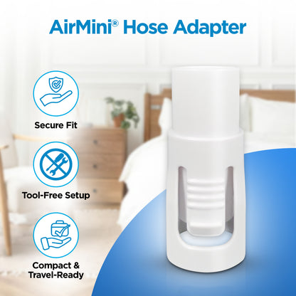 resplabs CPAP Hose Adapter - ResMed AirMini Compatible Universal Tubing Connector - 1 Pack