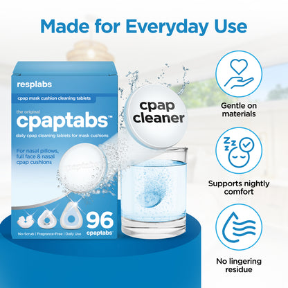 resplabs® CPAP Cushion Cleaning Tablets - cpaptabs