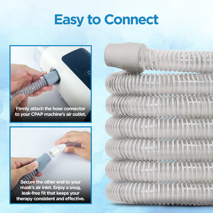 resplabs® CPAP Hose - Slim 10 Foot Universal CPAP Tubing Replacement