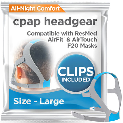 resplabs® CPAP Headgear Compatible with The ResMed AirFit AirTouch F20 Mask