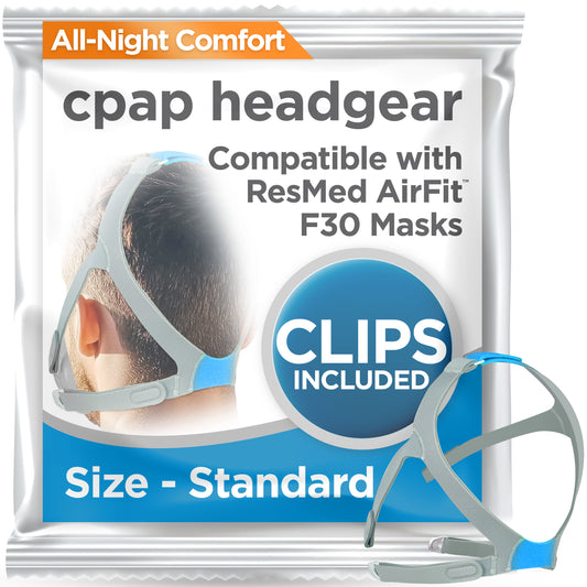 resplabs® CPAP Headgear Compatible with ResMed AirFit F30 Full Face Mask