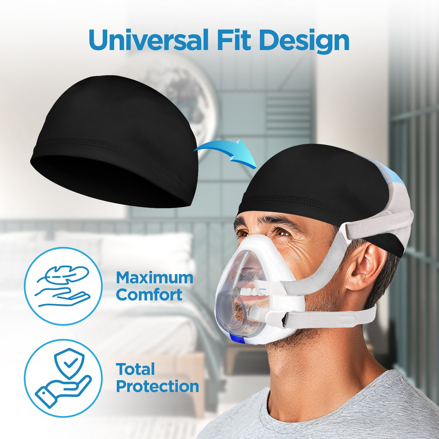 resplabs® CPAP Head Comfort Liner - cpaphat