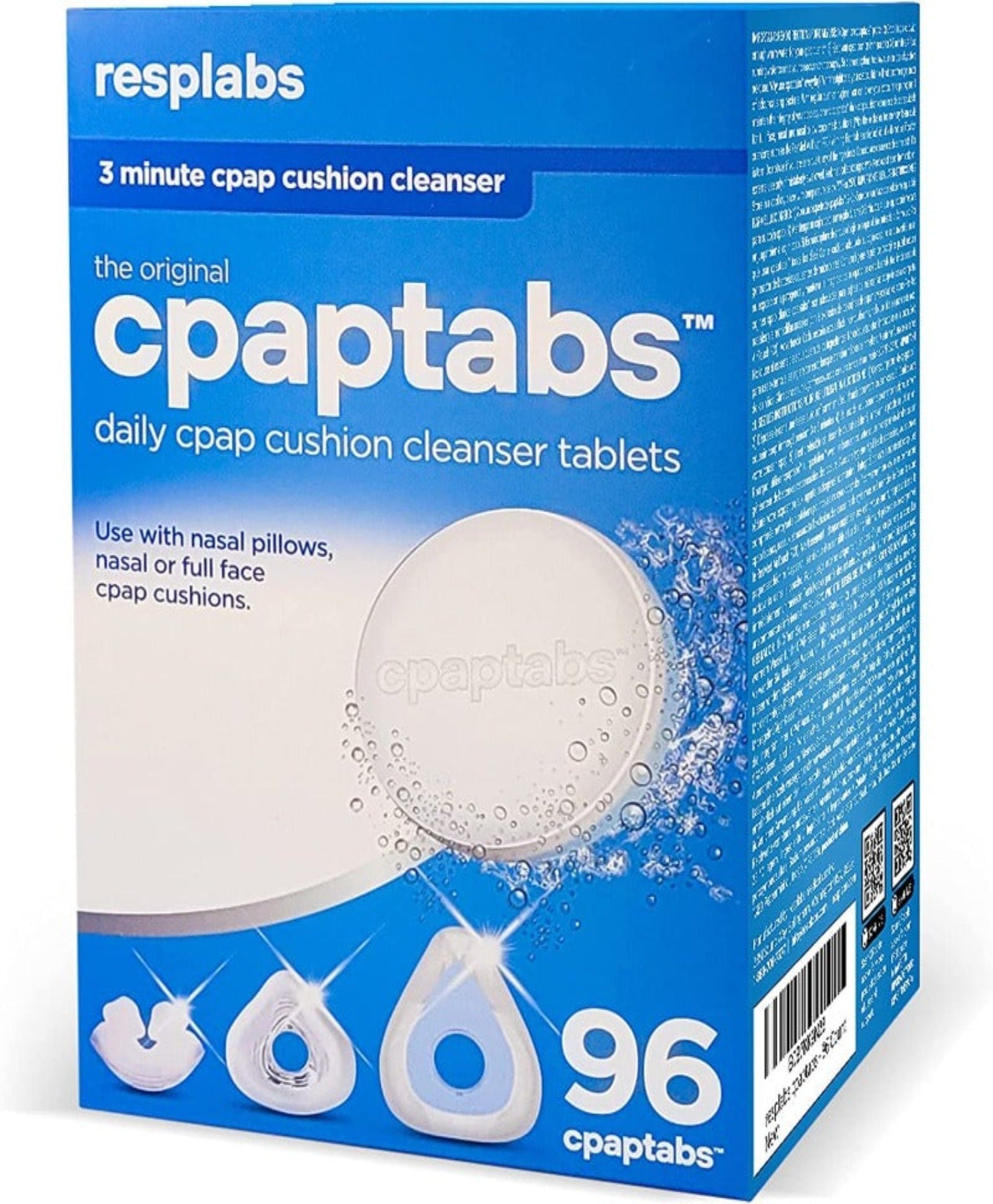 cpaptabs CPAP Mask Cushion Cleaner Tablets by resplabs - 3 Month Supply by resplabs - Sleep Technologies