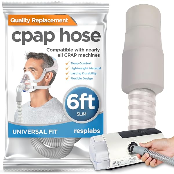 CPAP Hose, Slim 6 ft, Gray
